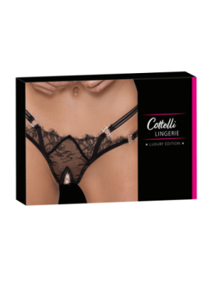String ouvert en dentelle avec strass - Cottelli